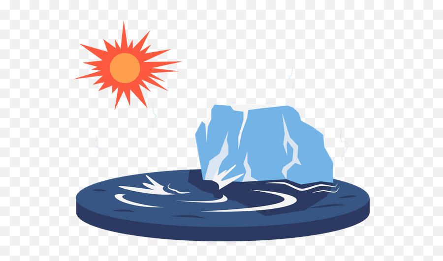 Best Premium Melting Glacier Illustration Download In Png Emoji,Melting Png
