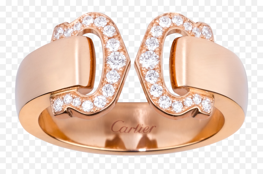 Ringpink Gold Diamonds - Solid Emoji,Cartier Logo