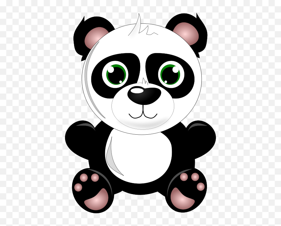 Panda Bear Free Clip Art - Clipartbarn Stuffed Panda Clip Art Emoji,Zoo Animals Clipart