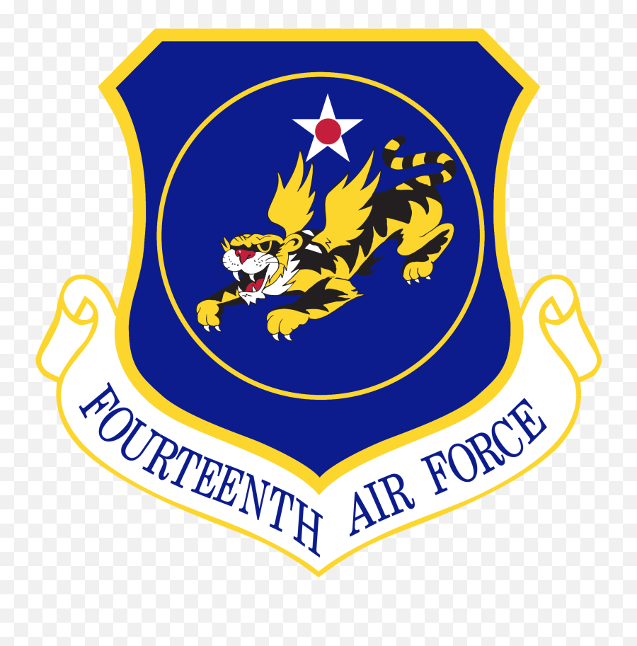 Numbered Air Force Military Wiki Fandom - Us 14th Air Force Logo Wwii Emoji,Us Space Force Logo