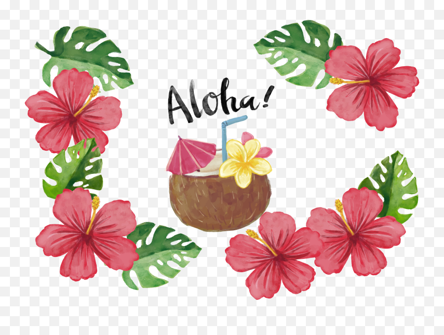 White Star - Tropical Flowers Transparent Png Download Hawaii Flower Png Emoji,White Star Transparent
