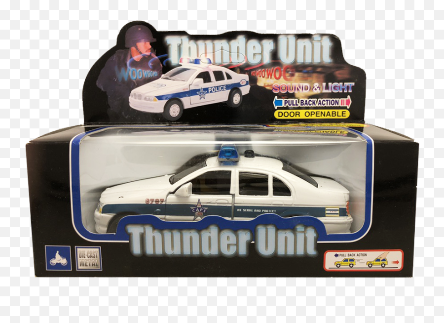 Thunder Unit 143 Scale Chicago Police Diecast Toy Squad Car Emoji,Police Lights Png