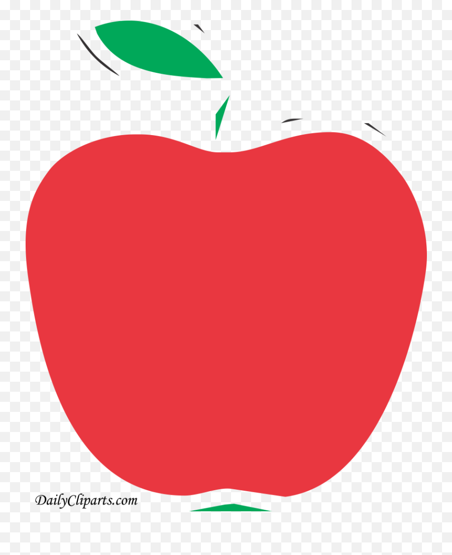 Apple Clipart Image - Teacher Apple Png Clipart Emoji,Apple Clipart