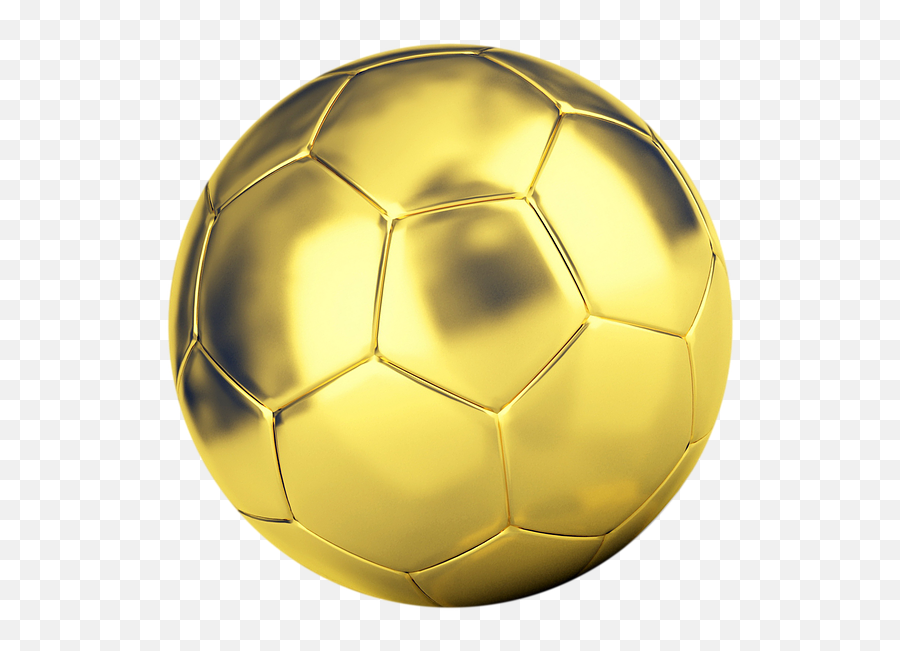 Golden Football Transparent Png Png Mart - Golden Ball Png Emoji,Soccer Ball Transparent