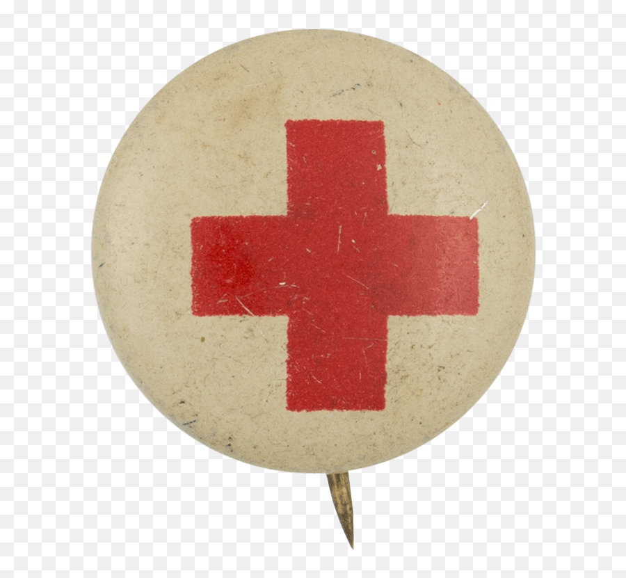 Red Cross Busy Beaver Button Museum - Red Cross Buttons Emoji,Red Cross Png