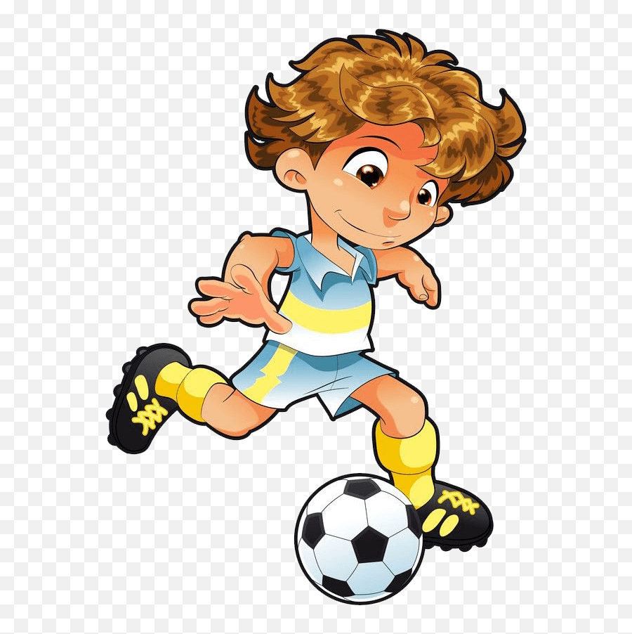 Soccer Clipart - Cartoon Soccer Player Emoji,Soccer Clipart
