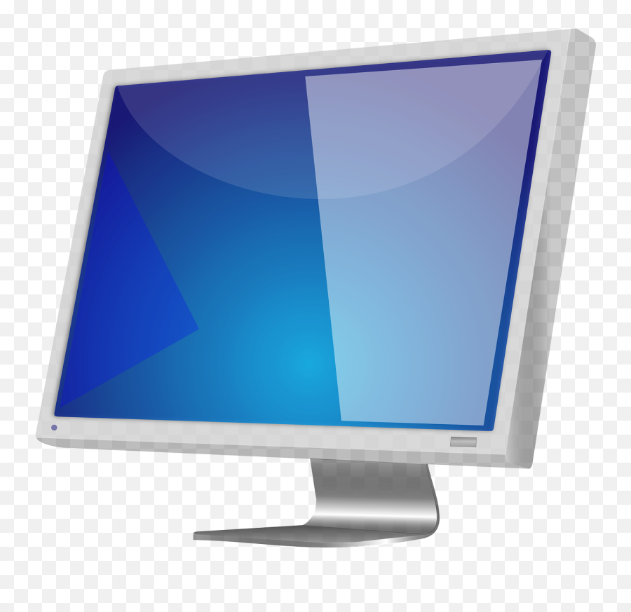 Monitor Display Computer Screen Png - Monitor Clipart Emoji,Computer Screen Png