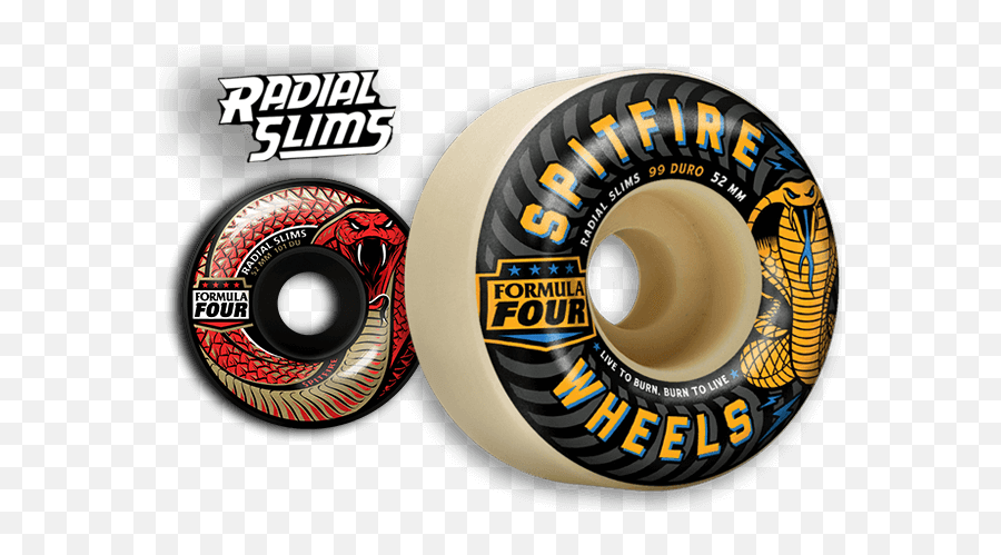 Pin On Skates To Get - Spitfire Formula Four Radial Slim 99d Emoji,Spitfire Logo