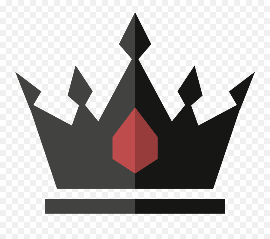 Black Crown Icon - Vector Crown Png Logo Clipart Full Size Vector Crown Logo Png Emoji,Crown Png