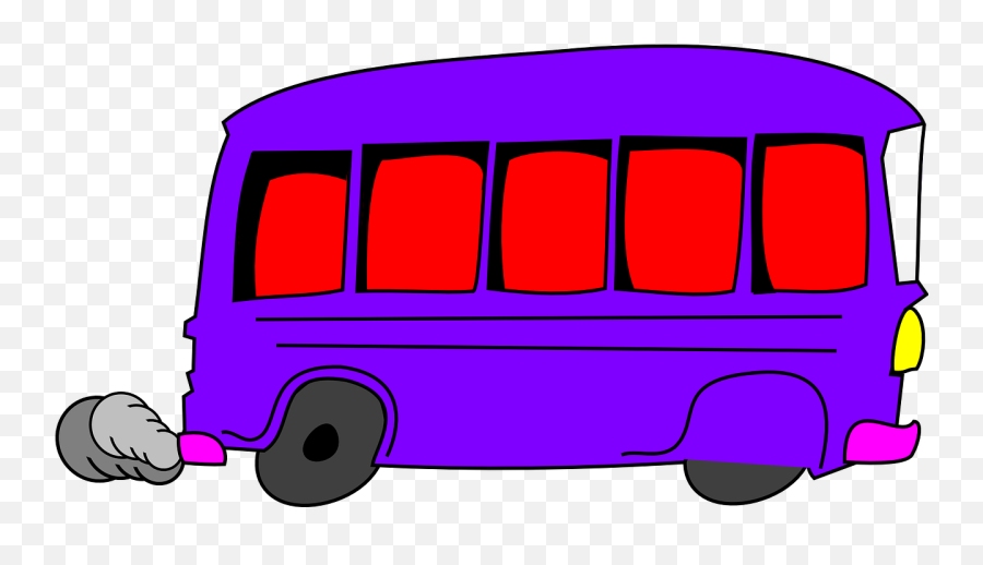 School Bus Purple Bus Png Picpng - Gray School Bus Clipart Emoji,Magic School Bus Png