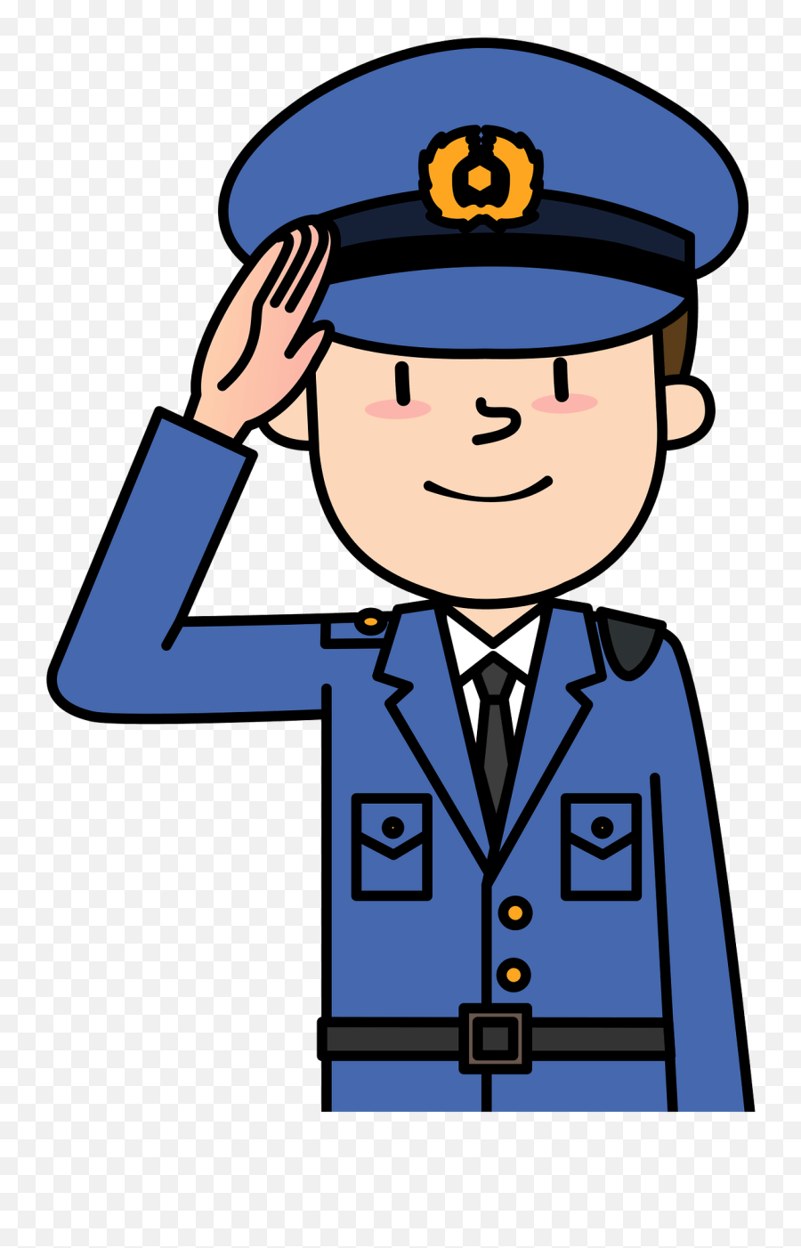Police Officer Man Clipart - Police Clipart Emoji,Police Clipart