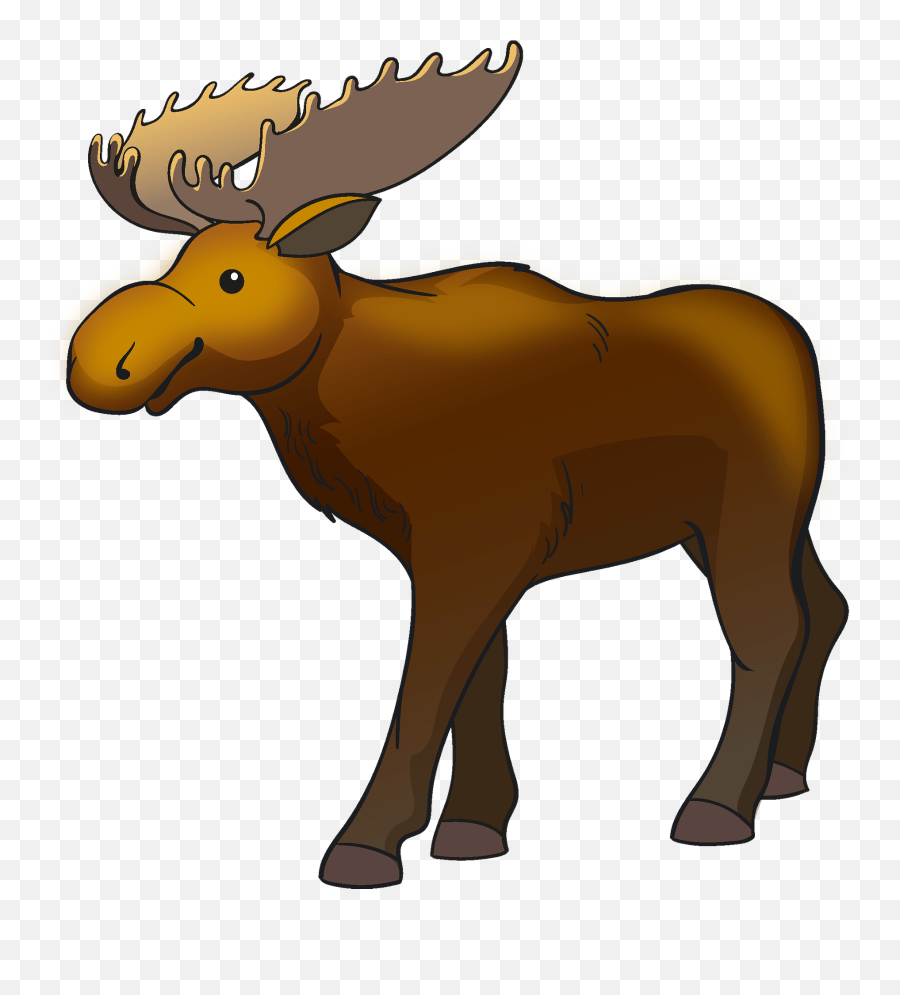 Moose Clipart - Moose Clipart Emoji,Moose Clipart