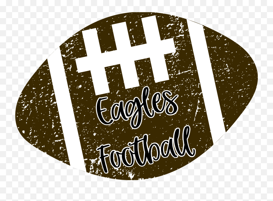 Eagles Distressed Football Cutting Files Graphic By Am Digital Emoji,Distressed Clipart