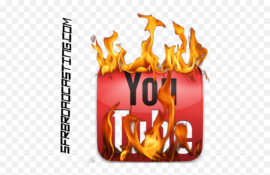 On Fire Youtube Logo Psd Official Psds - Transparent Background Heat Png Emoji,Youtube Logo