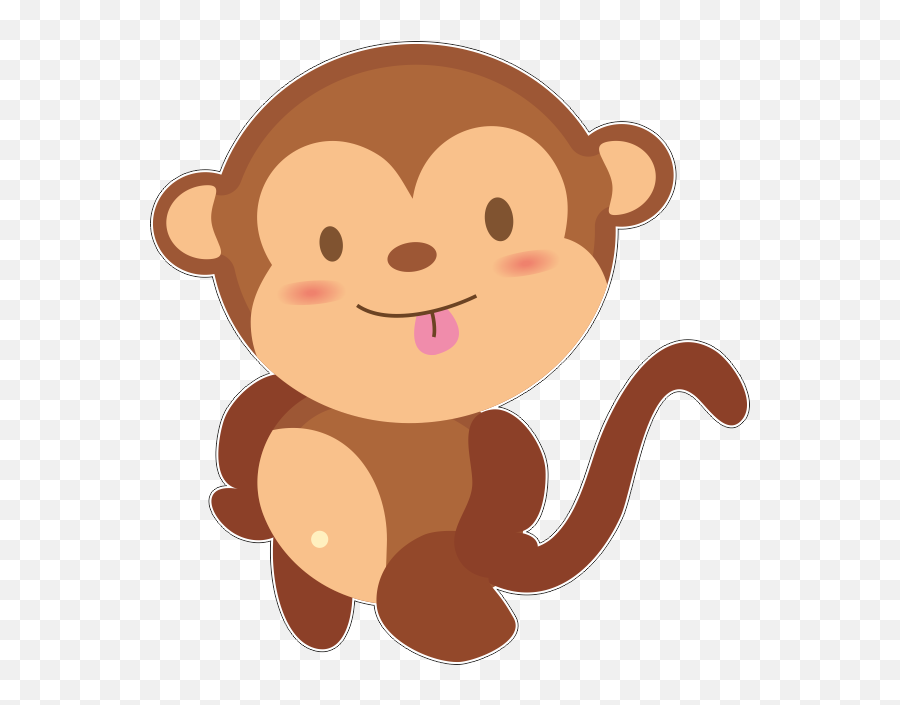 Baby Monkeys Child - Baby Monkey Cartoon Png Emoji,Monkey Png