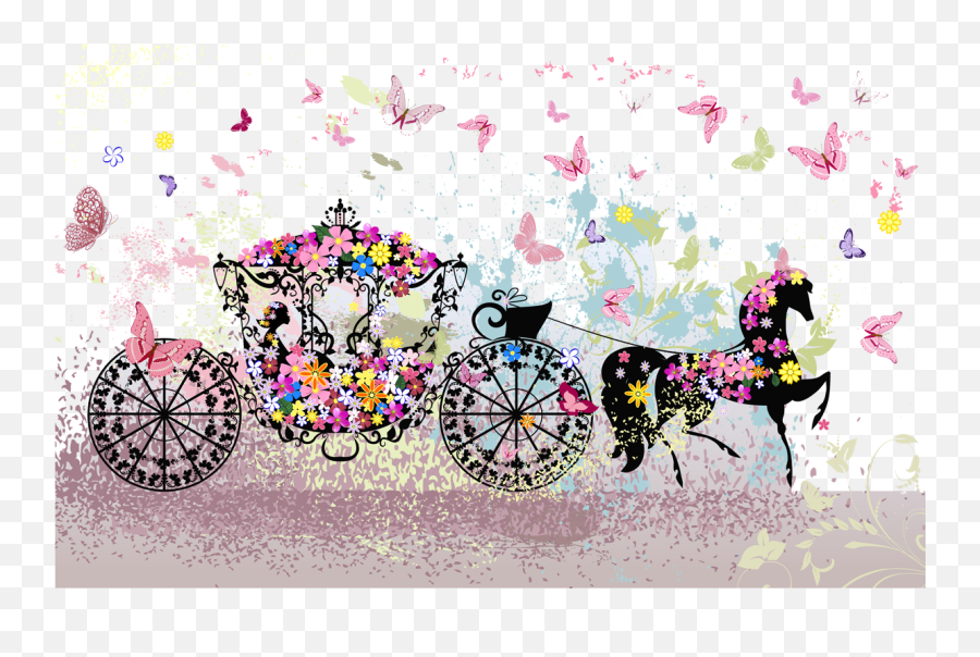 Download Butterfly Photography Carriage Stock Wedding Emoji,Wedding Transparent Background