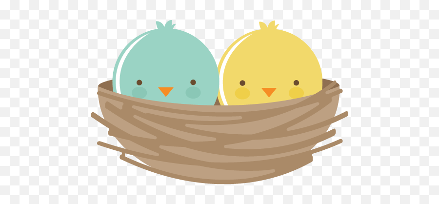 Bird Nest Clipart Png - Baby Birds Nest Clipart Emoji,Nest Clipart