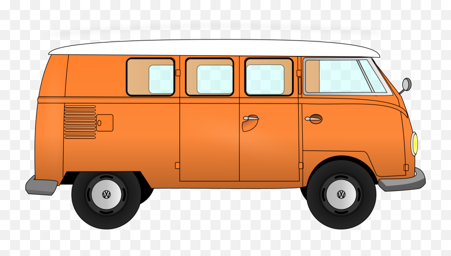 Minivan Clipart Small Bus Minivan - Tan Van Clipart Emoji,Van Clipart