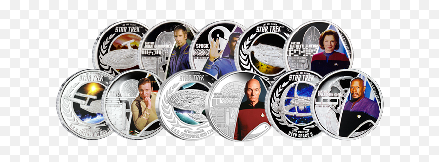 Star Trek 50th Anniversary Coins - Moderncoinmart Emoji,Star Trek Png