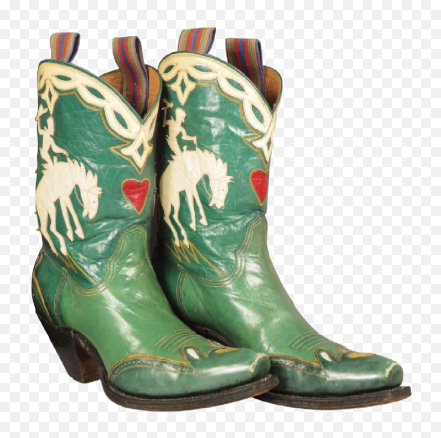 Cowboy Boot Png High - Quality Image Green Vintage Cowboy 1950s Cowboy Boots Emoji,Cowboy Boots Clipart