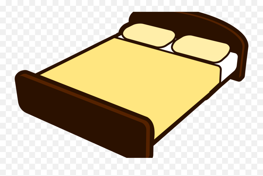 Tan Rectangle Cliparts - Bed Clipart Black And White Png Rectangle Bed Clipart Emoji,Rectangle Clipart