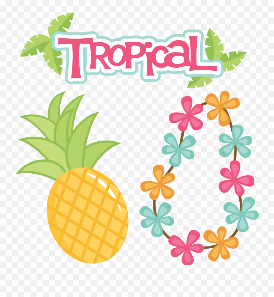 Hawaii Clipart Tropical Paradise Hawaii Tropical Paradise - Tropical Day Clipart Emoji,Hawaii Clipart