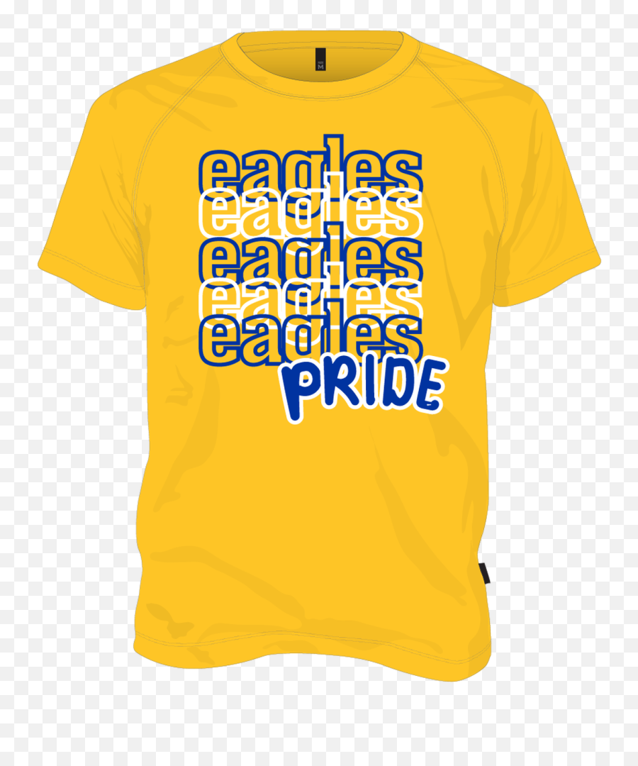 Fcs Eagles Pride Spirit Shirt - Gold With Eagles Pride Logo Unisex Emoji,Pride Logo