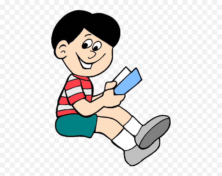 Student Clipart Good Student Good - Boy Reading Clipart Gif Emoji,Student Clipart
