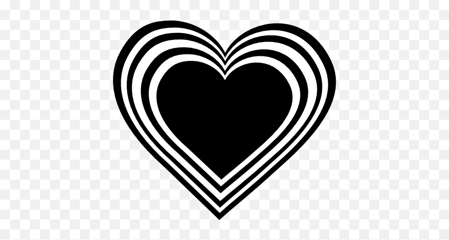 Black And White Heart Clip Art - Love Heart Black And White Emoji,Heart Clipart Black And White