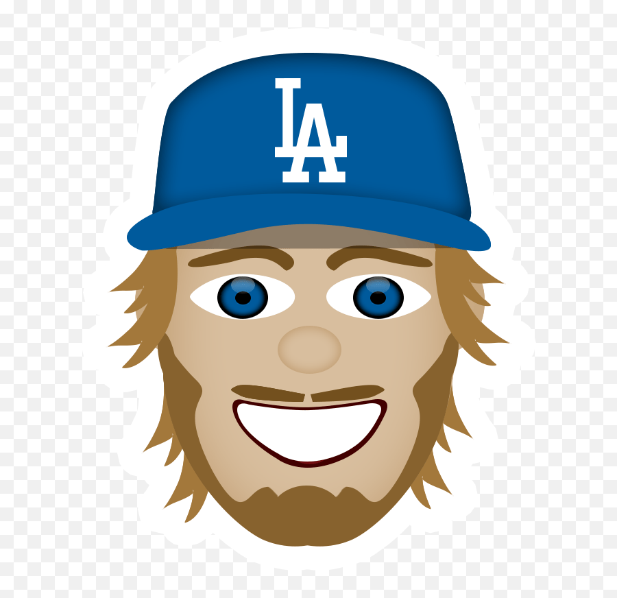 Dodger Player Emojis L - Mlb Emoji,La Dodgers Logo