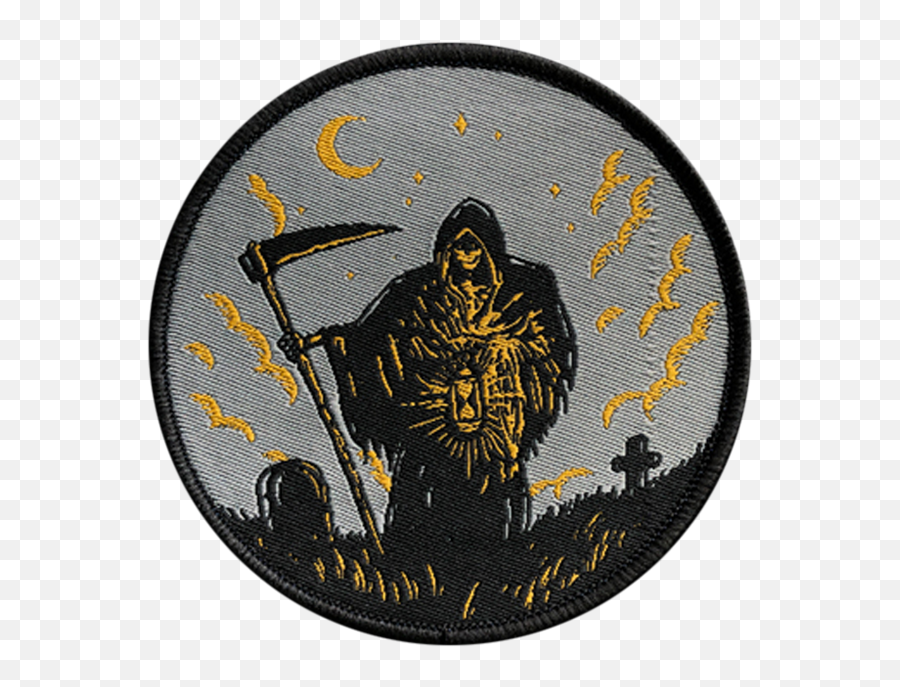 Grim Reaper Patch - Fictional Character Emoji,Grim Reaper Logo