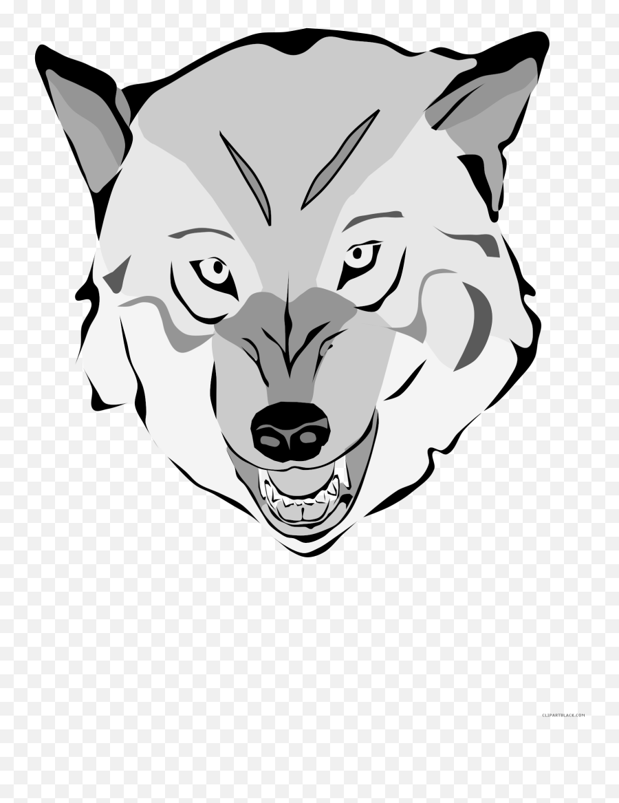 Download Face Illustration Of Vectors - Greywolf Clip Art Emoji,Scary Png