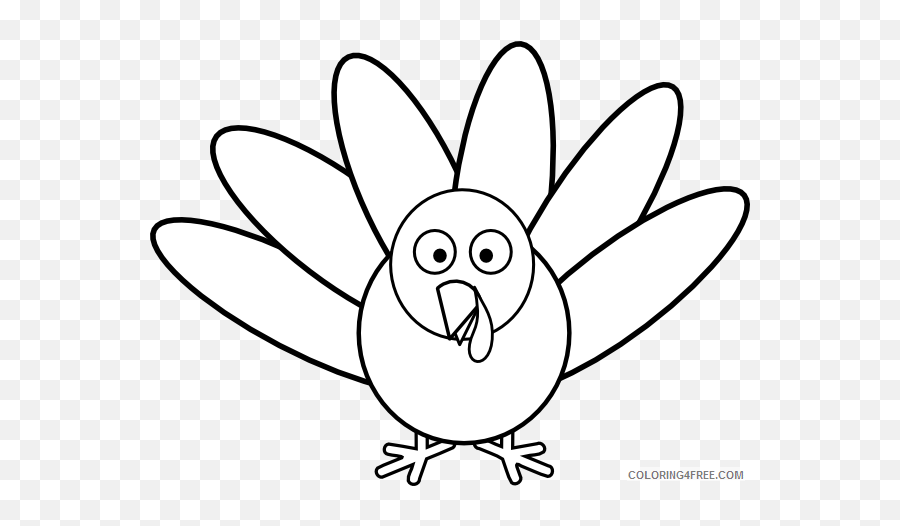 Turkey Outline Coloring Pages 15 Turkey Feather Clip Art - Turkey Graphic Organizer Emoji,Johnny Appleseed Clipart