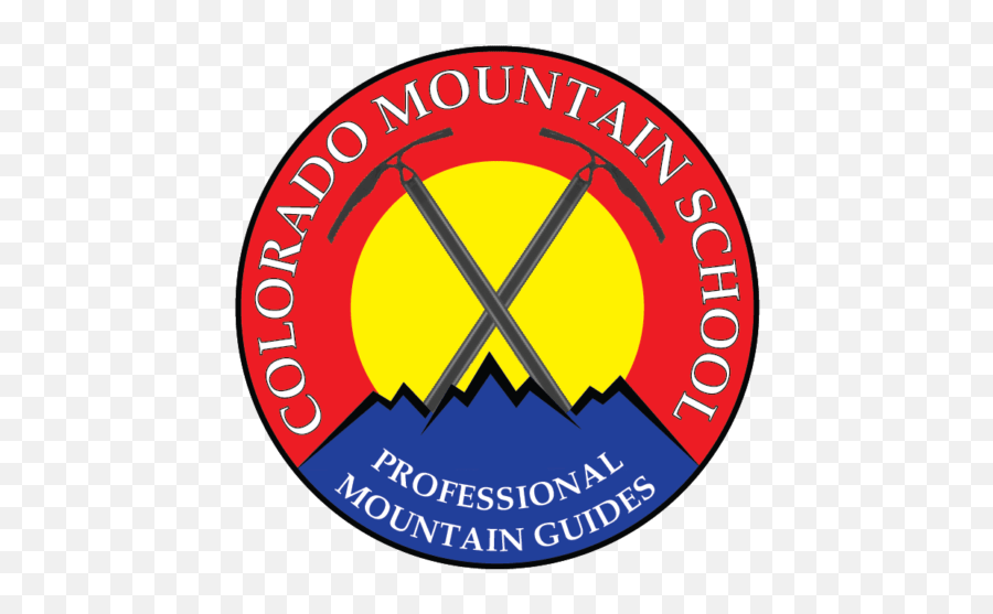 Mountain Guide Service Emoji,Red Logo With Mountains