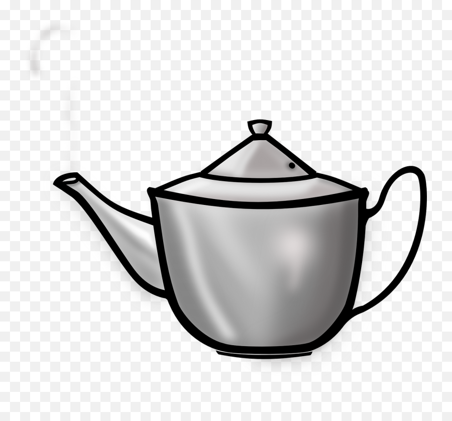 Teapot Kettle Steamer Png - Things Made Of Metal Clipart Emoji,Teapot Png