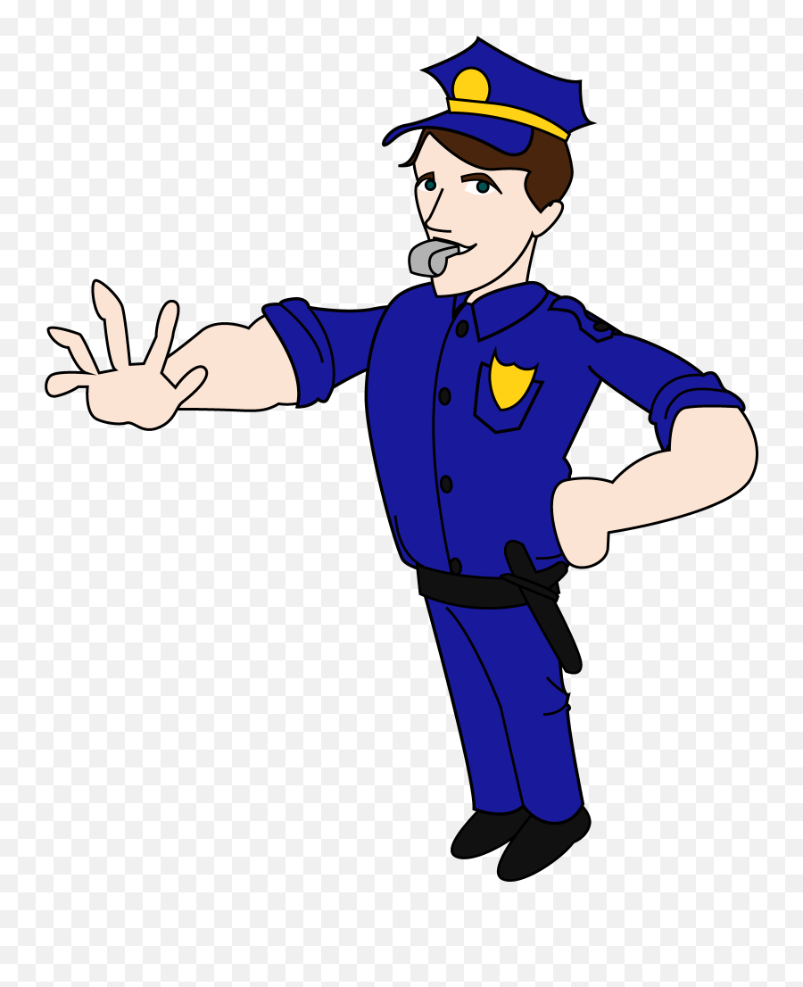 Free Clip Art - Policeman Clipart Transparent Emoji,Police Clipart