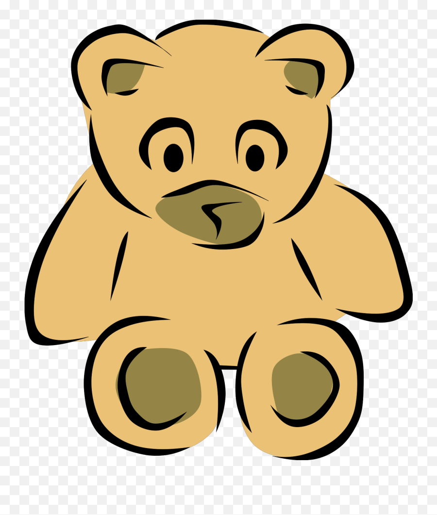 Teddy Bear Clipart Black And White - Teddy Bear Clip Art Teddy Bear Clip Art Emoji,Bear Clipart