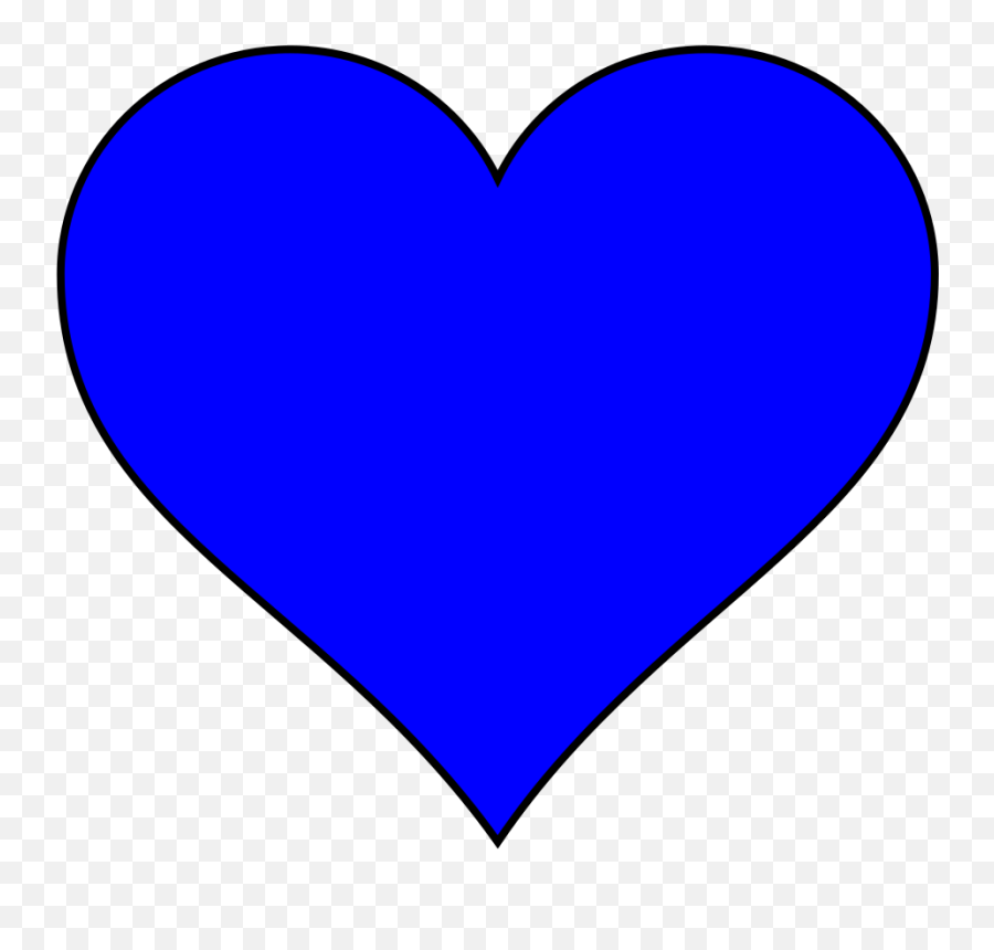 Blue Heart Png Svg Clip Art For Web Emoji,Blue Heart Png