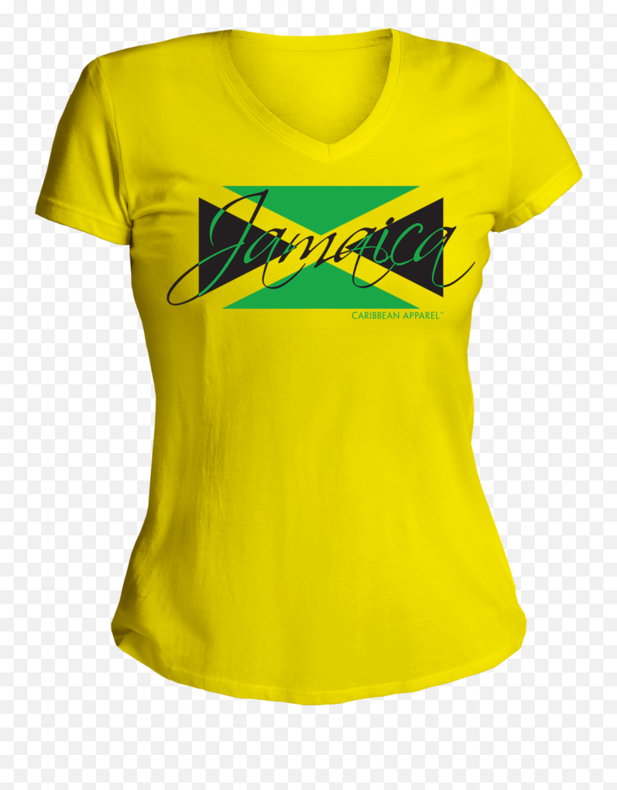 Download Jamaica Flag Tshirt Png Image With No Background Emoji,White Tshirt Png