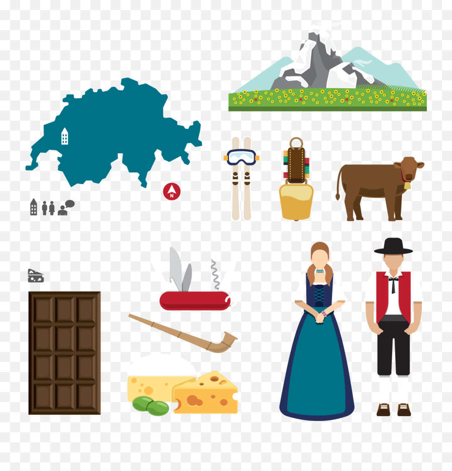 Switzerland Vector Graphics Royalty - Free Stock Photography Emoji,Farm Scene Clipart