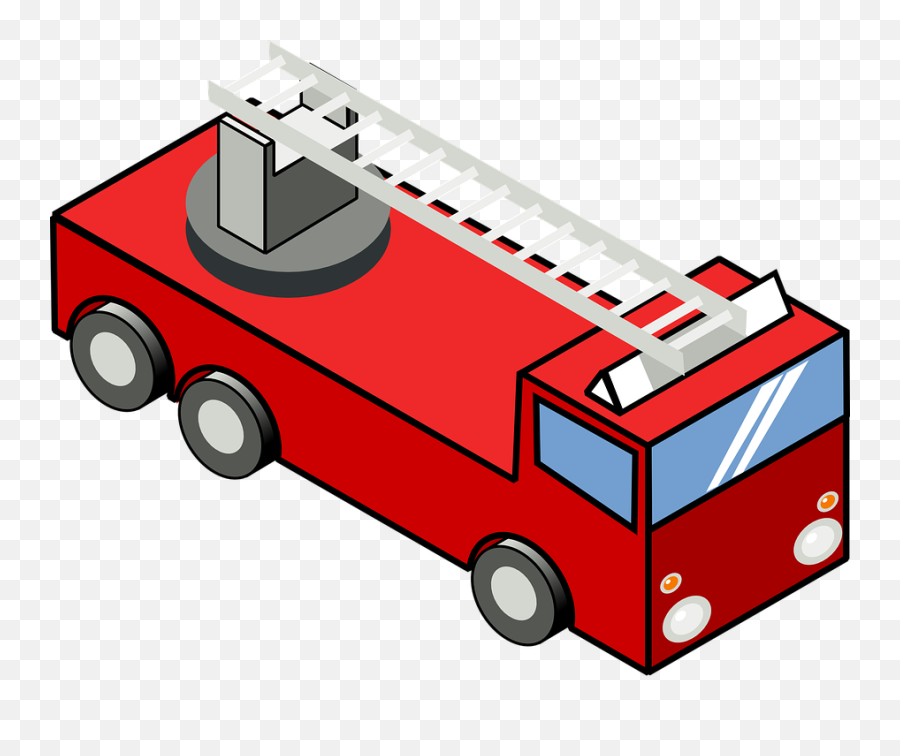 Fire Truck Microsoft Clipart Fire - Cartoon Clipart Red Things Emoji,Fire Truck Clipart