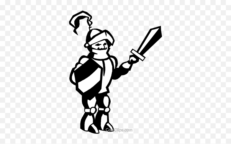 Knight Royalty Free Vector Clip Art Illustration - Vc027322 Fictional Character Emoji,Knight Clipart