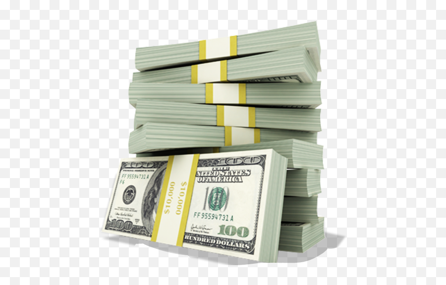 Stacks Racks Hundreds Cash Money - Stacks Of Money Png Emoji,Money Stacks Clipart