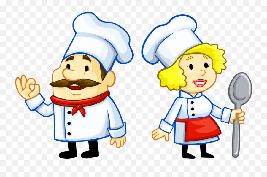 Download Hd Chef Cook Vector Png Image - Chef Clipart Png Emoji,Chef Png