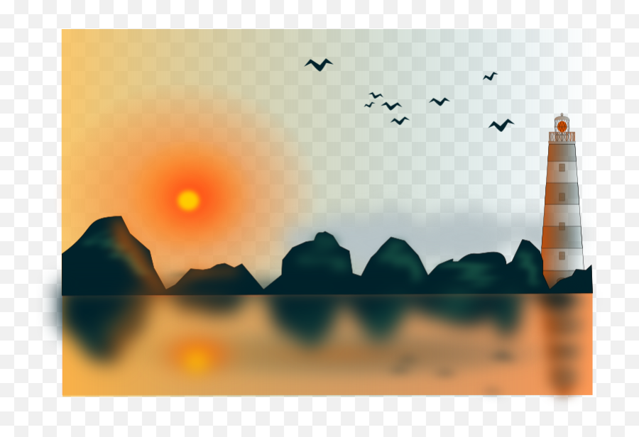 Sunset Clipart - Clipart Sunst Emoji,Sunset Png