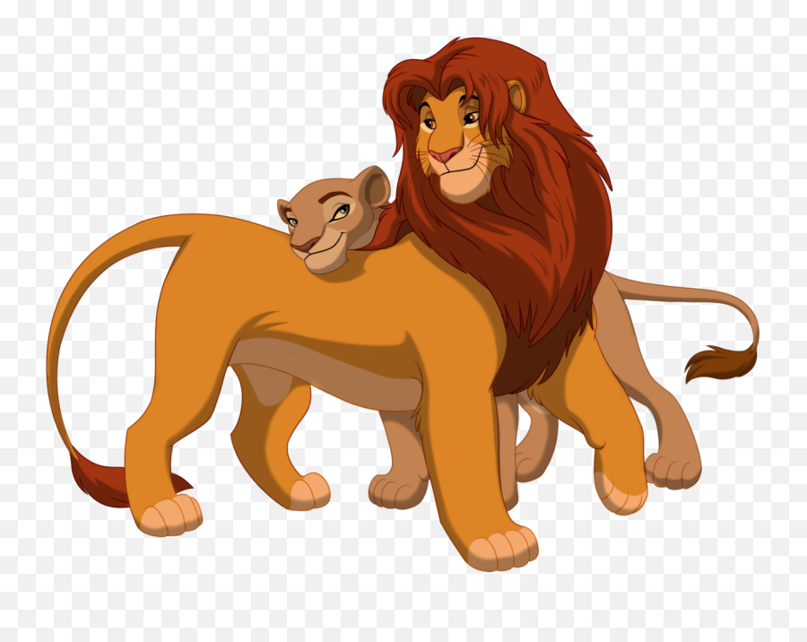 Lion King Fathers And Mothers Images Newlyweds Hd Wallpaper - Lion King Nala And Simba Png Emoji,Walt Disney Pictures Presents Logo The Lion King
