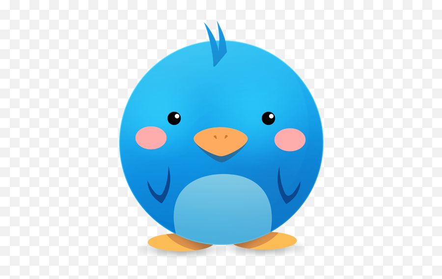 Cute Twitter Icon Png Transparent Background Free Download - Icon Cute Hd Png Emoji,Twitter Icon Png
