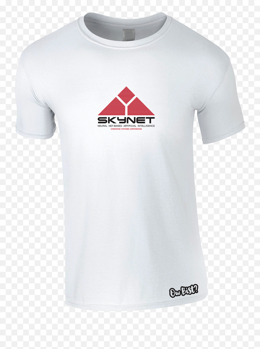 Terminator Skynet Motif T - Shirt Menu0027s U2013 Ow Bist Rebus Ik Wordt Grote Broer Shirt Emoji,Skynet Logo