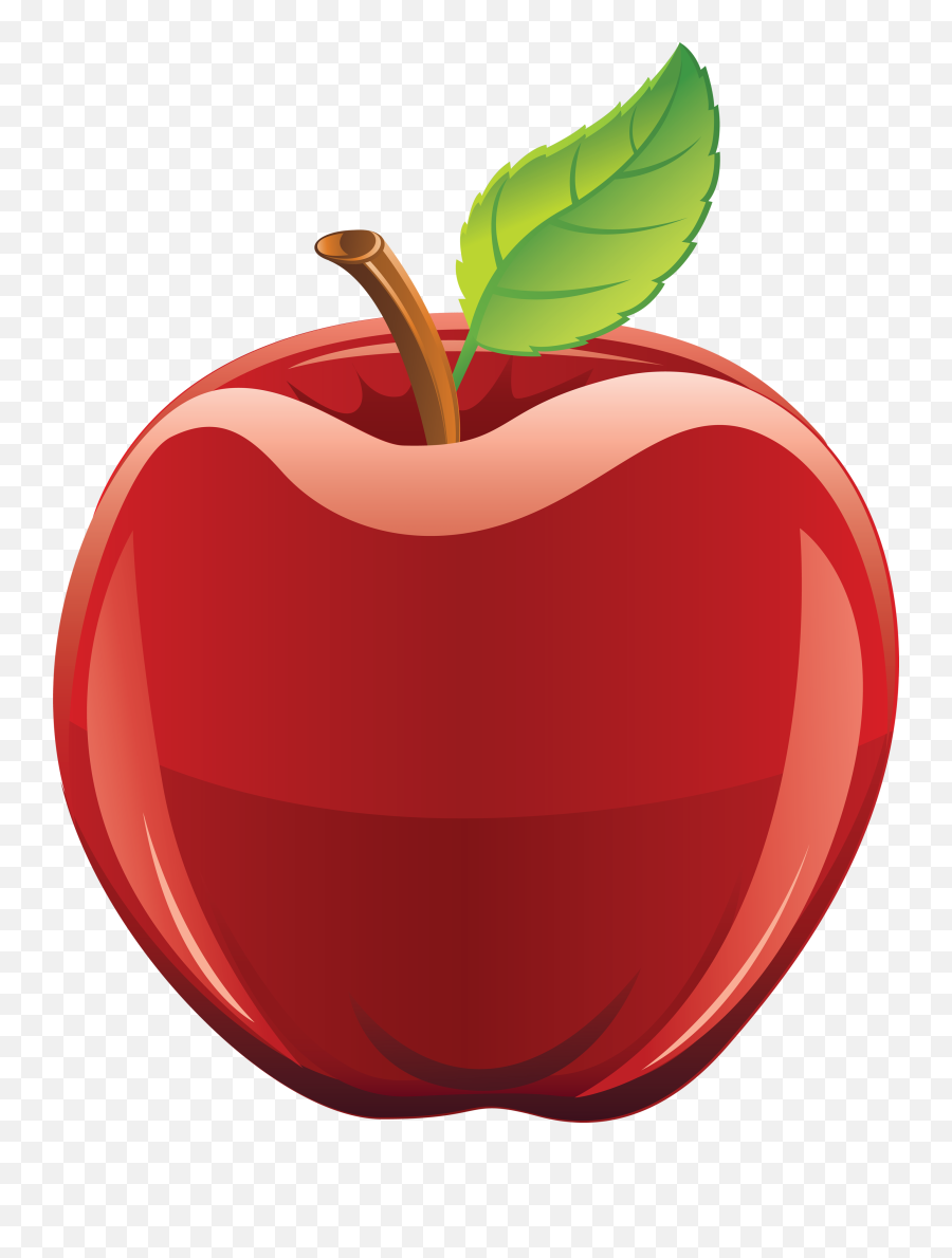 Apple Clipart Png Transparent Images - Clipart Apple Png Emoji,Apple Clipart