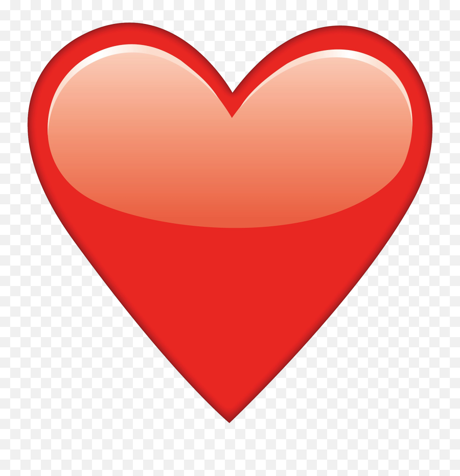 Red Heart Emoji - Red Heart Emoji Png,Heart Emoji Png